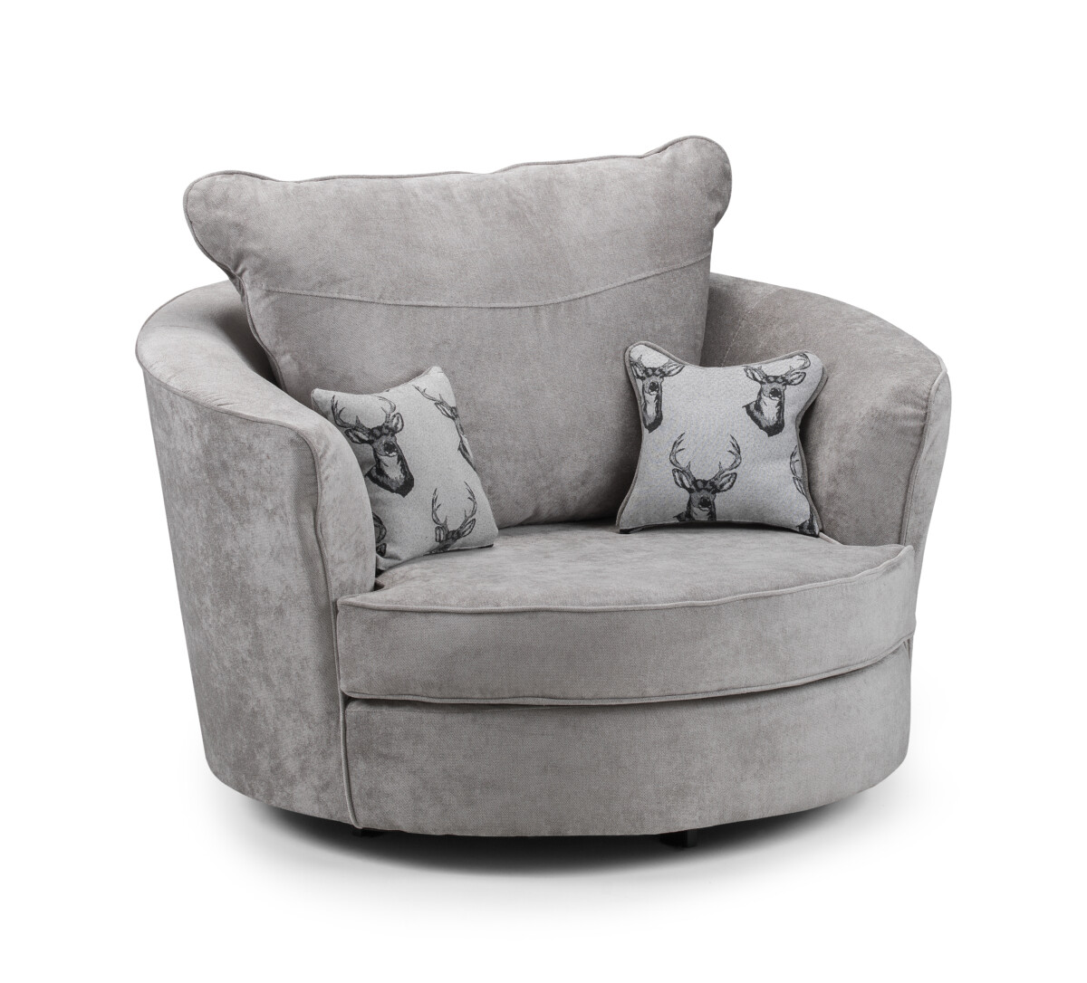 Verona Grey Swivel Chair